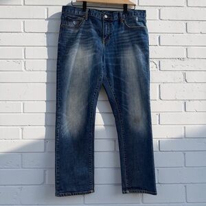 Gap 1969 Sexy Boyfriend Jeans Distressed Medium Wash Denim Size 30